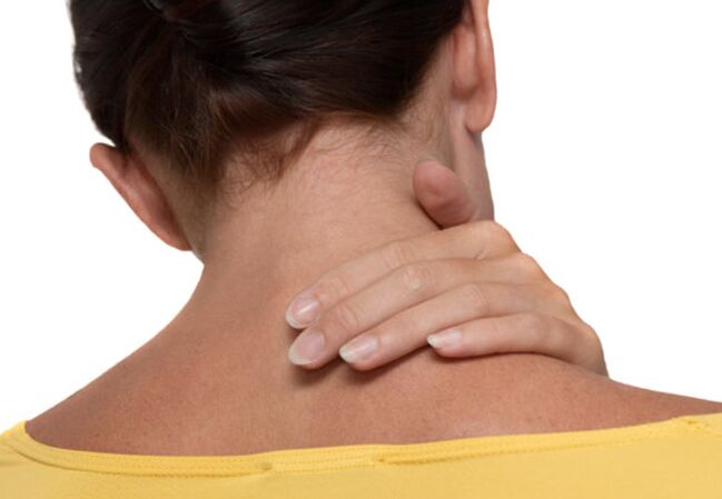 Neck pain with cervical spine osteochondrosis