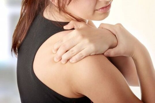 Back pain in cervical osteochondrosis