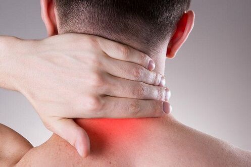 Osteochondrosis of the neck pain