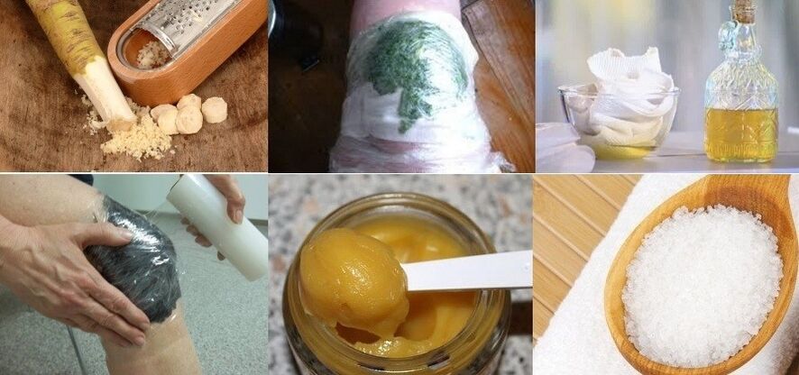 folk remedies for the treatment of arthrosis of the knee joint